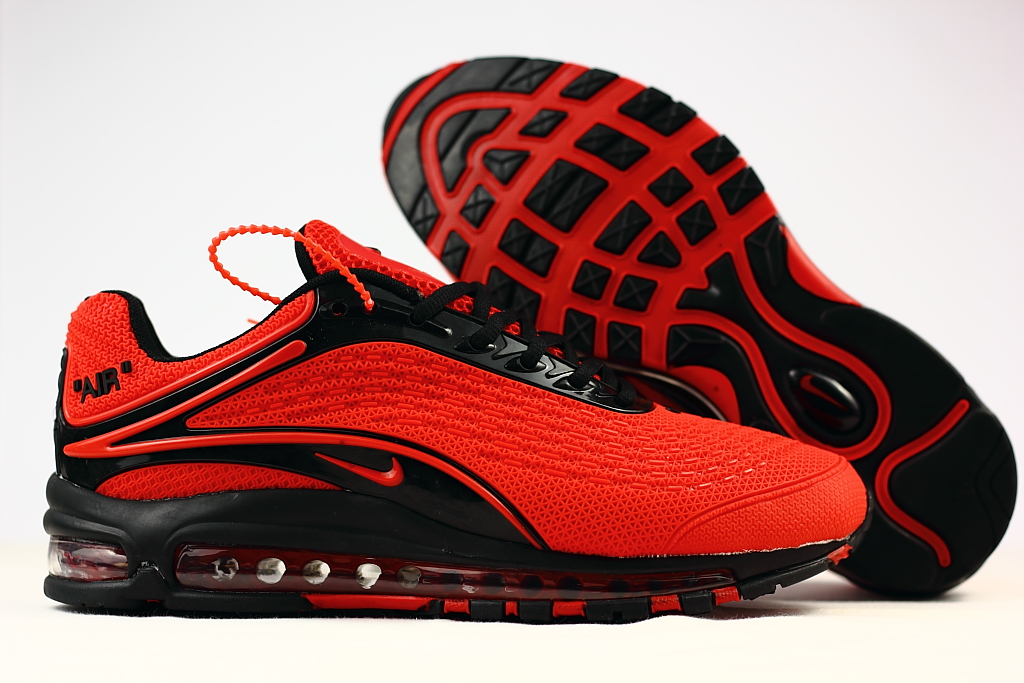 Nike Air Max Deluxe OG 1999 Red Black Shoes - Click Image to Close